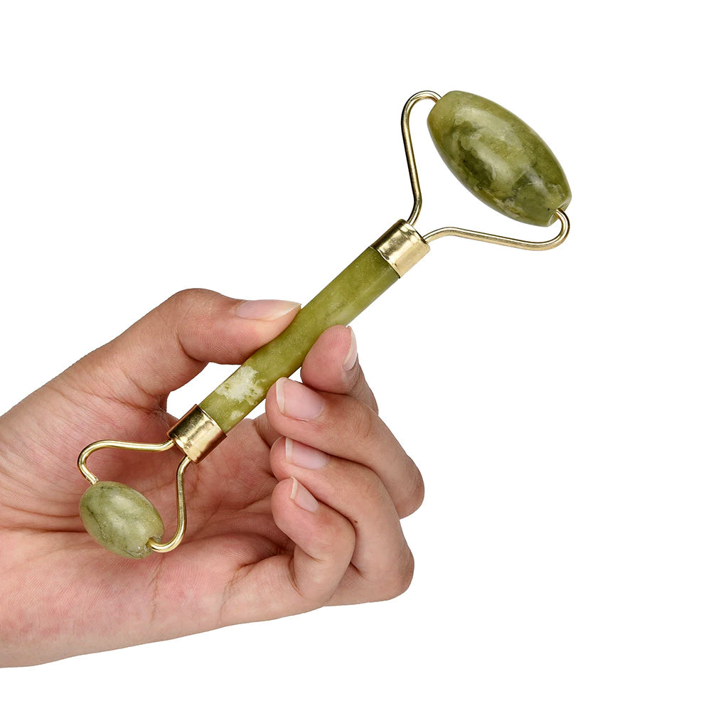 Natural Jade Roller | Facial Massage Tool for Glowing & Refreshed Skin