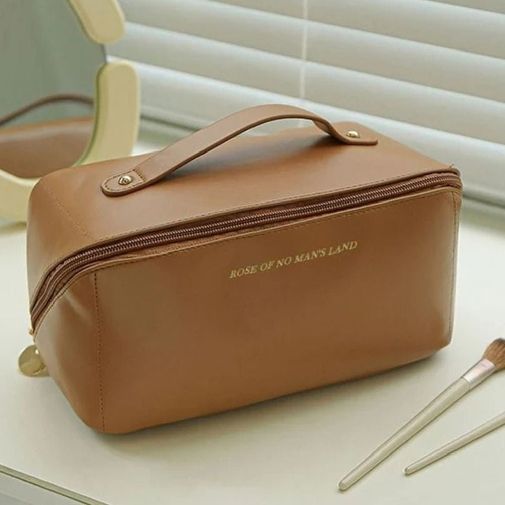 Large Capacity Travel Cosmetic Bag | Portable Makeup & Toiletry Organizer