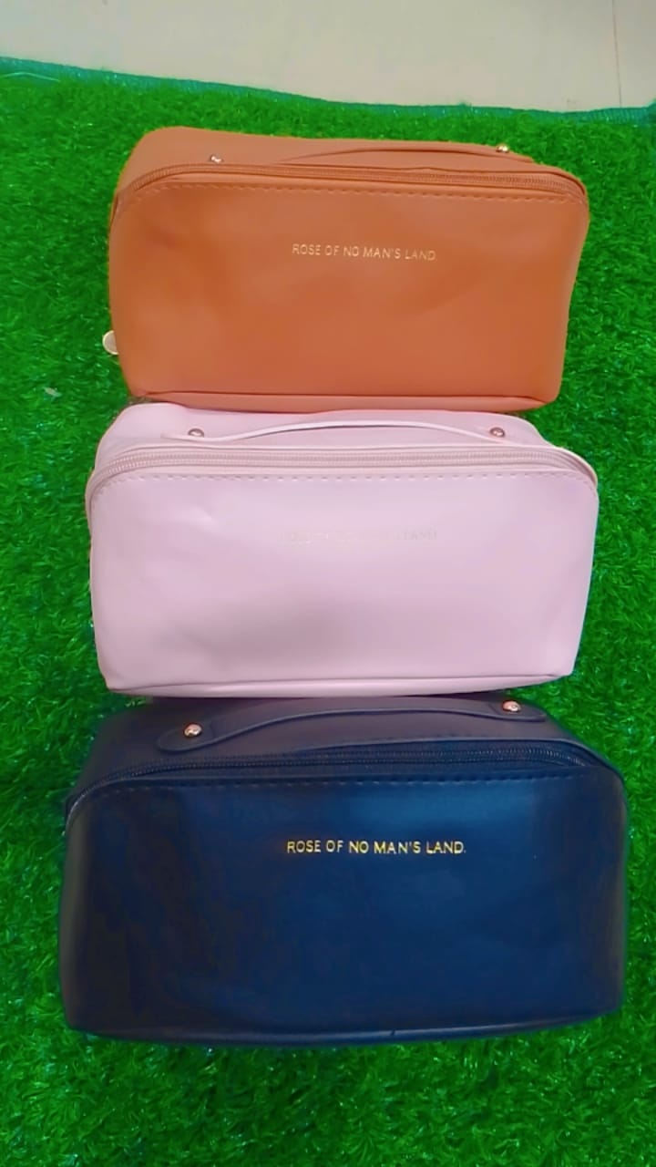 Large Capacity Travel Cosmetic Bag | Portable Makeup & Toiletry Organizer