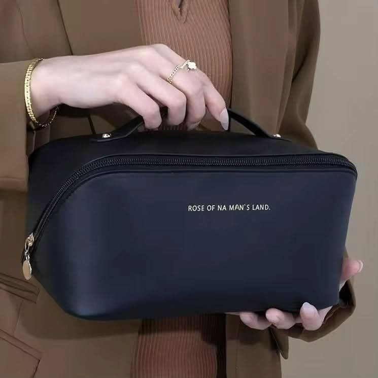 Large Capacity Travel Cosmetic Bag | Portable Makeup & Toiletry Organizer