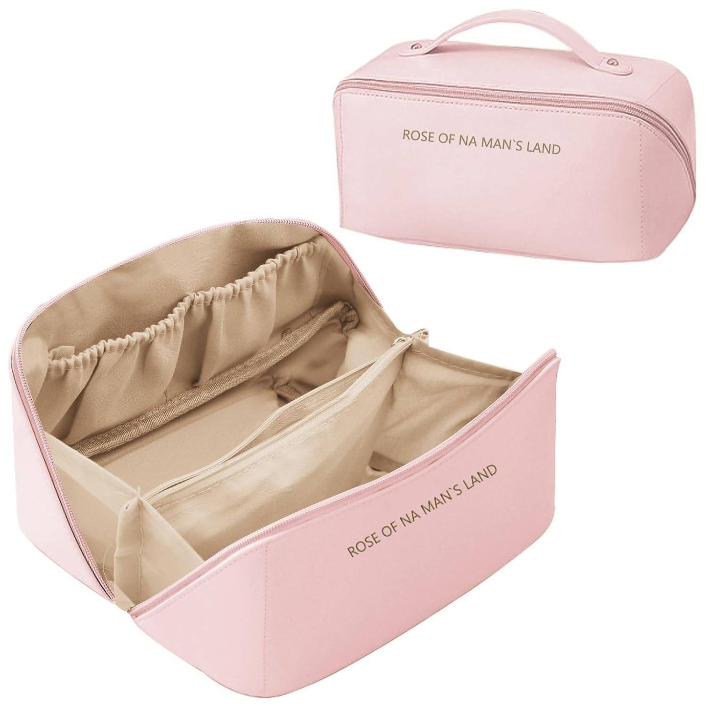 Large Capacity Travel Cosmetic Bag | Portable Makeup & Toiletry Organizer