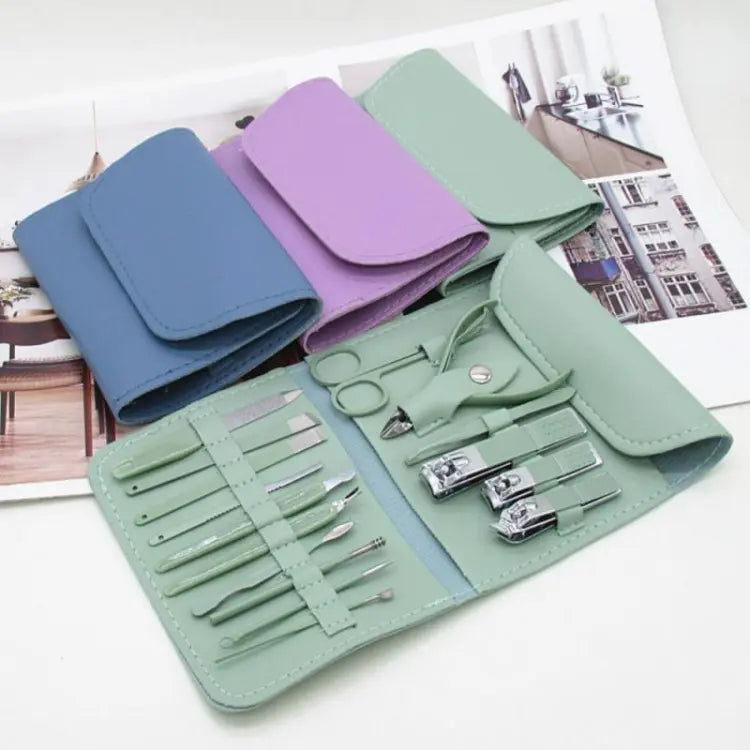 16-in-1 Stainless Steel Nail Care Kit | Professional Manicure & Pedicure Set