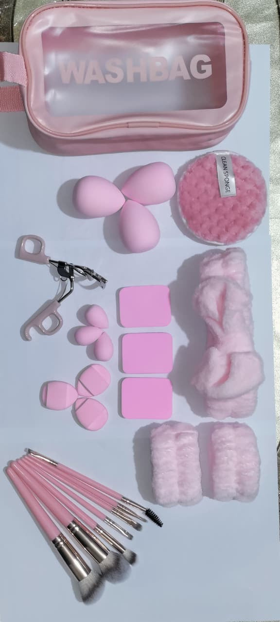 24-in-1 Complete Makeup Kit | Cosmetics Bundle with Travel Makeup Bag