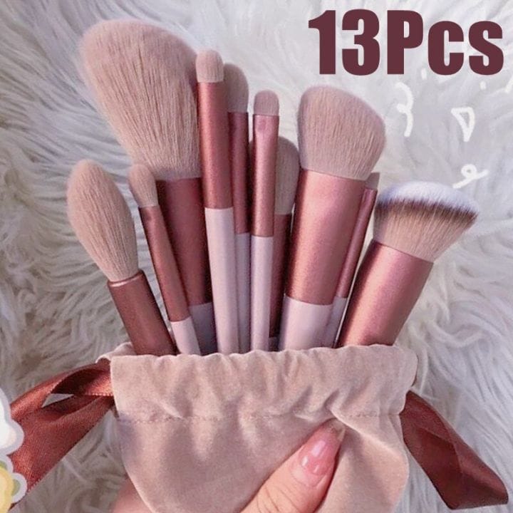 13-Piece Professional Makeup Brush Set | Soft & Premium Cosmetic Brushes