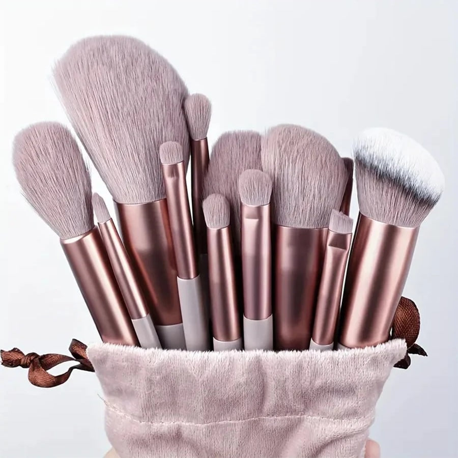 13-Piece Professional Makeup Brush Set | Soft & Premium Cosmetic Brushes