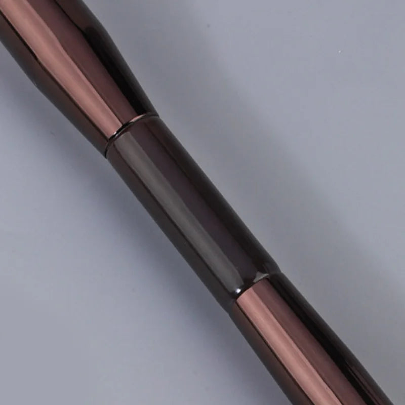 Makeup Brush Exquisite Professional Metal Handle Double-head Design with Box