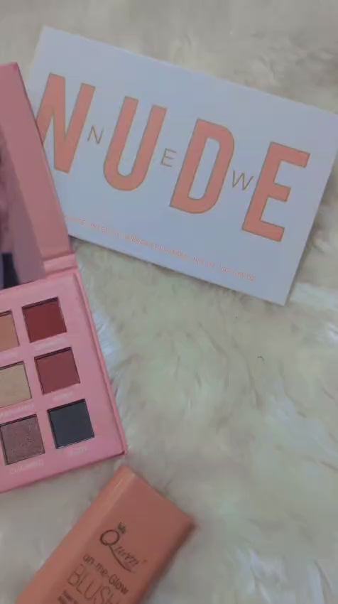 3-in-1 Complete Makeup Kit | Blush Stick, 18-Color Eyeshadow Palette & 13-Piece Brush Set